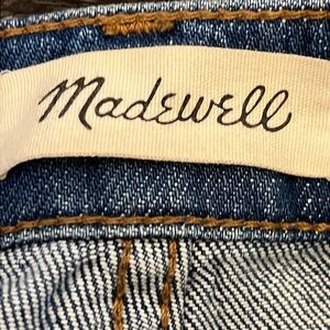 Madewell Jeans Women Size 33‎ Blue Cali Demi Boot Farrah Wash Knee Patch
